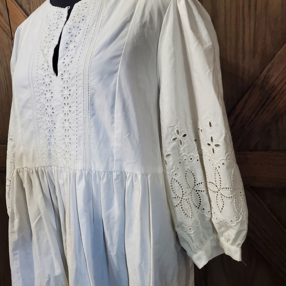 MaxMara White Cotton Dress - Picture 4 of 4